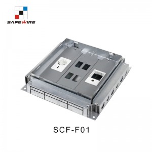 Safewire SCF-F01 TUV CE certificated access floor boxes cavity floor boxes EV charging station