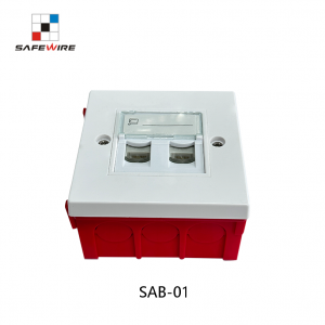 Safewire SAB-01 PVC socket box DLP Trunking box of 45*45mm modules 86*86mm embedded box