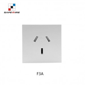 Safewire F3A 45*45mm PC Module Australia Socket Outlet / Australia Electrical Outlet