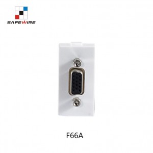 Safewire F66A 15 Pins VGA(female type)screw/VGA modules Socket