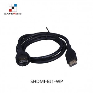 Safewire SHDMI-BJ1-WP LAN Adaptor and 1 M HDMI cable