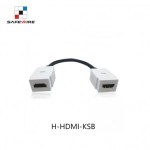 Safewire H-HDMI-KSB 22.5*45mm with 15cm Cable High-Speed 4K HDMI Cable