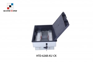 Safewire HTD-626B AS/-CK TUV CE certificated access floor boxes cavity floor boxes EV charging station