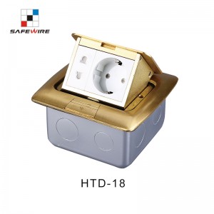 Safewire HTD-18/18L Floor socket outlet Junction Box carpet box EV charging station