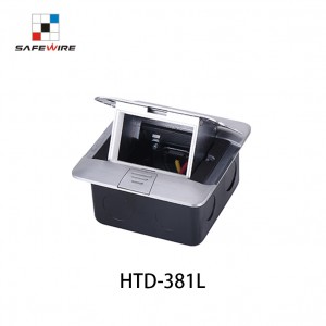 Safewire HTD-381L Underfloor bottom boxes Junction Box floor socket outlet EV charging station