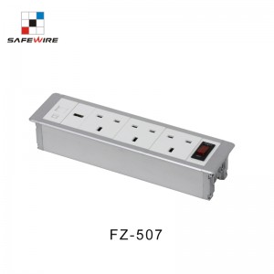 Safewire Fz-507s IEC60884 Standard Aluminum Alloy Power Dock / PDU Socket