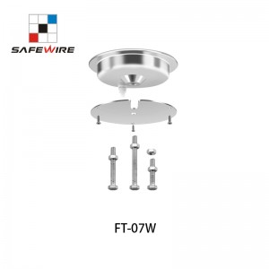 Safewire FT-07W Furniture Embedded 10W for Mobile Phone Fast Charging Table Wireless Charger with QC 3.0 adaptor