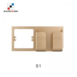 Safewire S1 IP55 waterproof box PP+sillicone seal brown