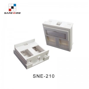 Safewire SNE-210 45*45mm Dual Ports 90 Degree Shutter