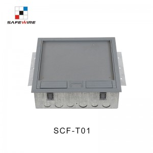 Safewire SCF-T01 TUV CE certificated access floor boxes cavity floor boxes EV charging station