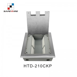 Safewire HTD-210CK/CKP Concrete floor boxes Cavity floor boxes underfloor bottom boxes EV charging station