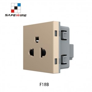 Safewire F18B 45*45mm Euro American Adaptor Euro American Jack