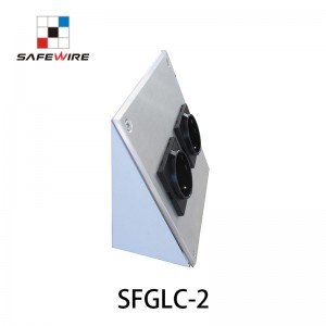 Safewire SFGLC-2 Stainless kitchen Wire power distribution Units modular socket