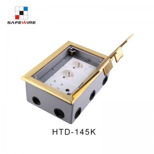 Safwire HTD-145K/KP Carpet box TUV CE certificated access floor boxes service outlet box EV charging station