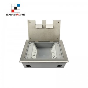 Safewire HTD-145CK/CKP Floor socket outlet access floor boxes carpet box TUV CE certificated EV charging station