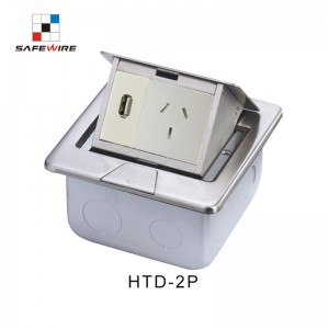 Safewire HTD-2/2P SUS box Junction Box Stainless floor box EV charging station