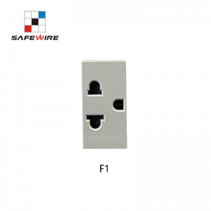 Safewire F1 22.5*45mm Euro American Power Socket/Plug Socket/Power Outlet