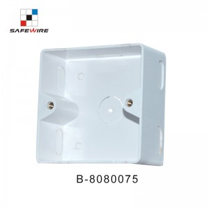 Safewire B-8080075 80*80*36mm PVC Flame Retardant Bottom Box