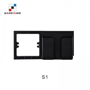 Safewire S1 IP55 waterproof box PP+sillicone seal brown