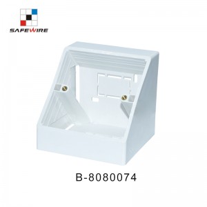 Safewire B-8080074 80*80*36mm PVC Flame Retardant Bottom Box