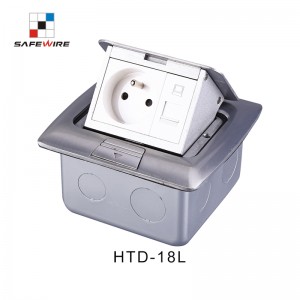 Safewire HTD-18/18L Floor socket outlet Junction Box carpet box EV charging station