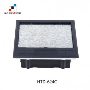 Safewire HTD-624C TUV CE certificated access floor boxes cavity floor boxes EV charging station