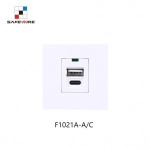 Safewire F1021A-A/C USB charger 5V 2.1A type A+type C/USB Charger