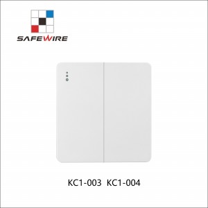 Safewire KC1-003 KC1-004 2 gang 1way switch 2 gang 2way switch