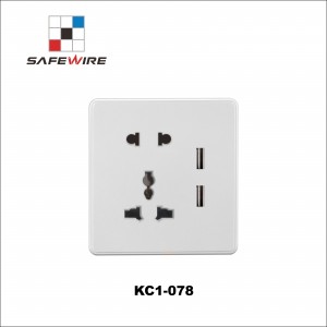 Safewire KC1-078 5 Pin MF socket with USB 13A