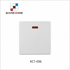 Safewire KC1-034 20A switch with neon 20A