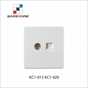 Safewire KC1-013 KC1-020 TV+TEL Socket TV+Computer Socket