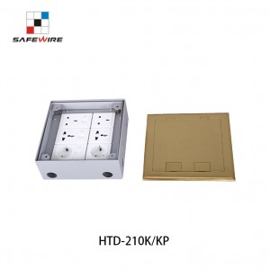 Safewire HTD-210K/KP Cable management Cavity floor boxes floor socket outlet EV charging station