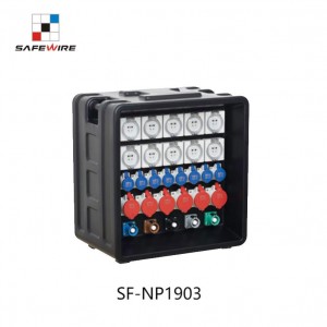 Safewire SF-NP1903 Outdoor IP66 Industrial Mobile Portable Waterproof Combined Socket Distribution Box