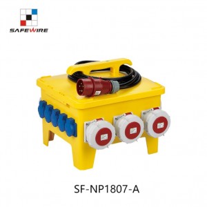 Safewire SF-1807A 24 mobile waterproof socket box IP44 or IP67 industrial electric power waterproof outdoor