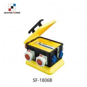 Safewire SF-1806B Industrial Multi Plug Sockets Combined Box Power Distribution Box