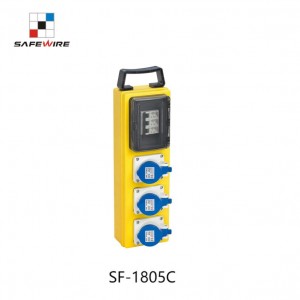 Safewire SF-1805C Portable Electrical Distribution Power Waterproof Multi Function Combined Socket Box