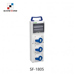 Safewire SF-1805 Portable Electrical Distribution Power Waterproof Multi Function Combined Socket Box