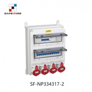 Safewire SF-NP334317-2 Industrial Sockets and Plugs Power Portable Outdoor Distribution Boxes