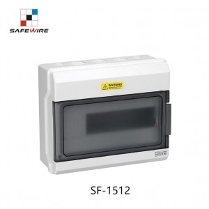 Safewire SF-1512 Portable Electric Socket Box Distribution Box with Waterproof Indoor/Outdoor