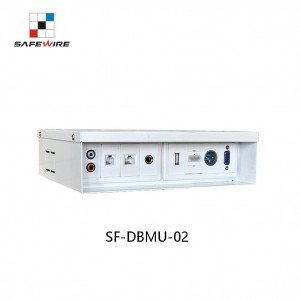 Safewire SF-DBMU-02 Multimedia or data socket configuration stainless or metal box