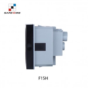 Safewire F15H 45*45mm PC Module grounding German Socket Outlet / grounding German Electrical Outlet