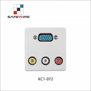 Safewire KC1-072 A/V socket with VGA socket