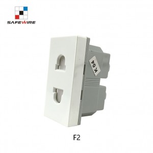 Safewire F2 2 Pin socket 220V American Euro socket