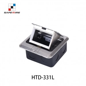 Safewire HTD-331L Cavity floor boxes Junction Box underfloor bottom boxes EV charging station