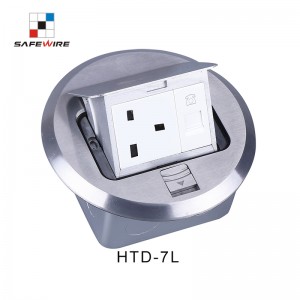 Safewire HTD-7/7L TUV CE certificated access floor boxes Junction Box cavity floor boxes EV charging station