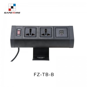 Safewie FZ-TB-B Raised screed concrete carpet desktop boxes desktopsocket hatches desktop box