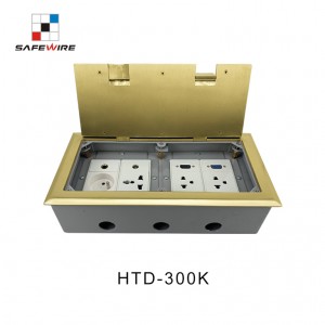 Safewire HTD-300K/KP Brass Outlet Cover Junction Box SUS box EV charging station