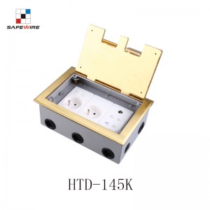 Safwire HTD-145K/KP Carpet box TUV CE certificated access floor boxes service outlet box EV charging station