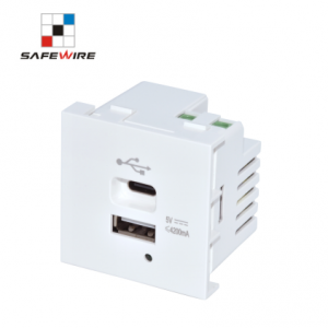 Safwire F1042AC 5V 4.2A USB charger type A+type C/45mm USB Charger