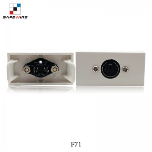 Safewire F71 22.5*45mm Metal Shell 8 Hole Sterminal Connector Sterminal Sockets